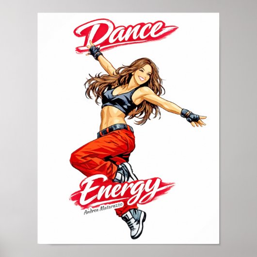 Poster Danse d'énergie et de liberté (Devant)