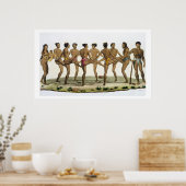 Poster Danse des Caroline Islanders, assiette 22 de 'Le (Cuisine)