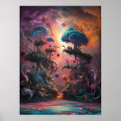 Poster Danse des champignons enchantés sur l'eau (Devant)