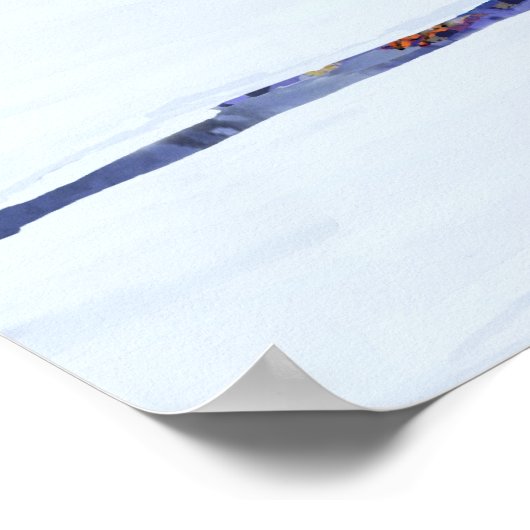 Poster Danse des Grues Blanches (Coin)