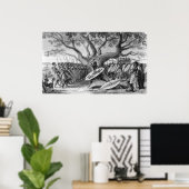 Poster Danse des Landeens, ou Zoulus (Bureau à domicile)