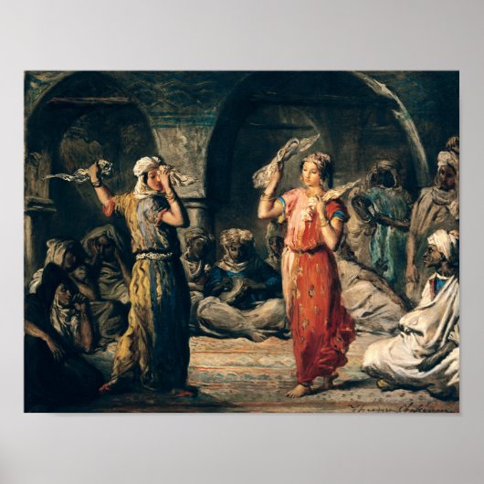 Poster Danse des mouchoirs, 1849 (Devant)