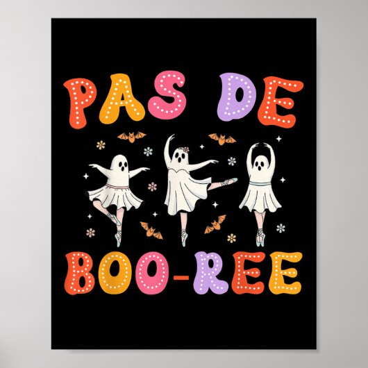 Poster Danse d'Halloween Pas De Boo-rée Ghost Ballet (Devant)