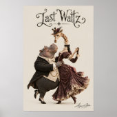 Poster Danse d'Hippopotame et de Girafe (Devant)