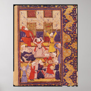 Poster Danse d'initiation, d'un livre des poèmes