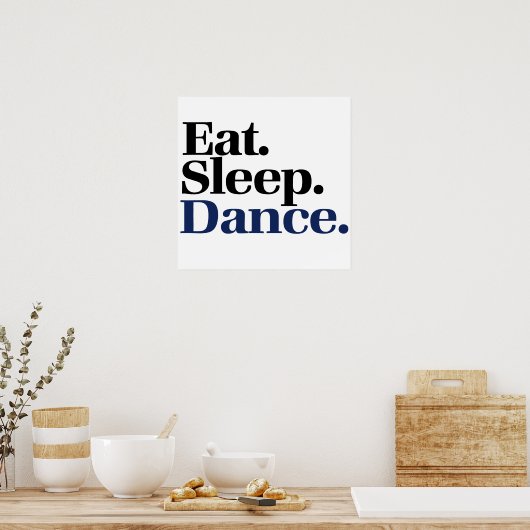 Poster DANSE Dormir (Cuisine)