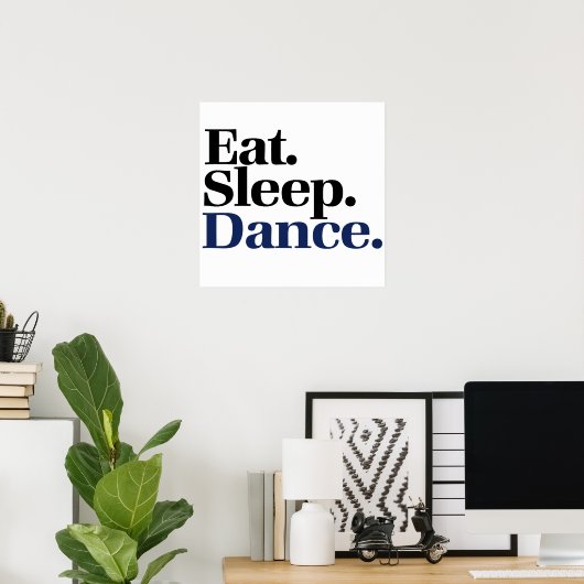 Poster DANSE Dormir (Bureau à domicile)