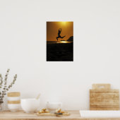 Poster Danse du coucher de soleil (Cuisine)