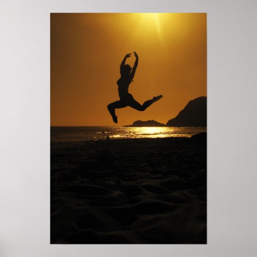 Poster Danse du coucher de soleil (Devant)