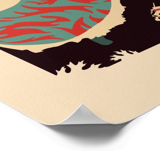 Poster Danse du feu. (Coin)