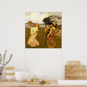 Poster Danse du printemps, Arthur F. Mathews (Cuisine)