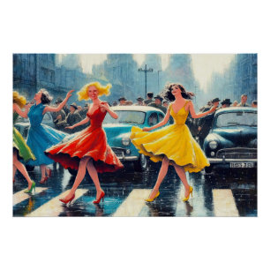 Poster Danse du trottoir