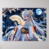 Poster Danse du ventilateur de la lune Ethereal (Devant)