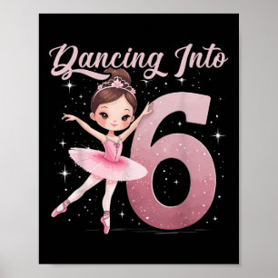 Poster Danse En 6 Fête Anniversaire Ballet Girls