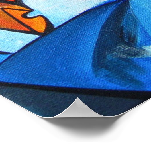 Poster Danse en bleu 2008 (Coin)