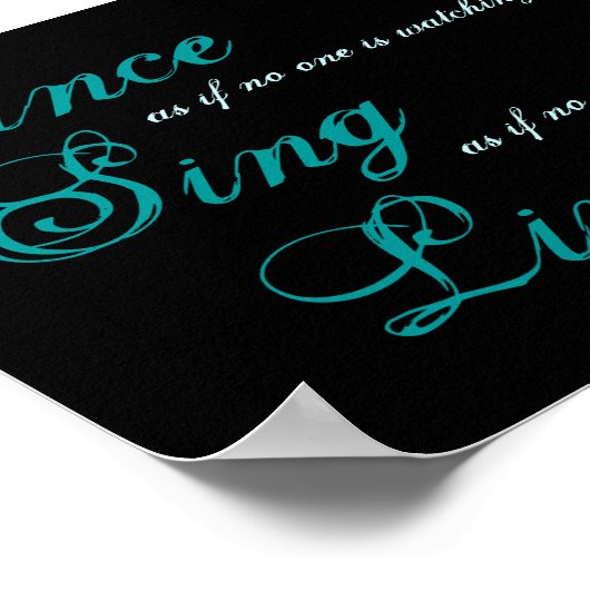 Poster Danse en direct... (Coin)