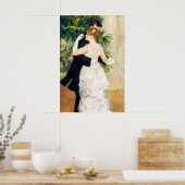 Poster Danse en ville par Pierre Auguste Renoir (Cuisine)