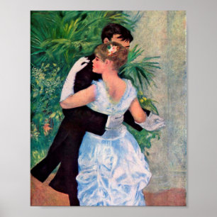Poster Danse en ville par Pierre-Auguste Renoir