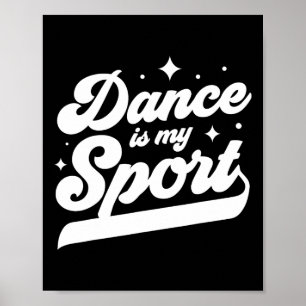 Poster Danse Est Mon Sport Danse Danser Femmes Hommes Fil
