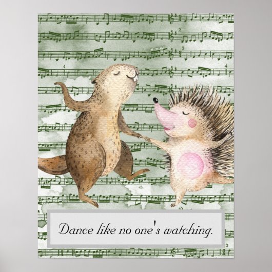 Poster Danse fantasque comme personne ne regarde (Devant)