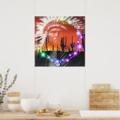 Poster Danse fantôme amérindienne (Cuisine)