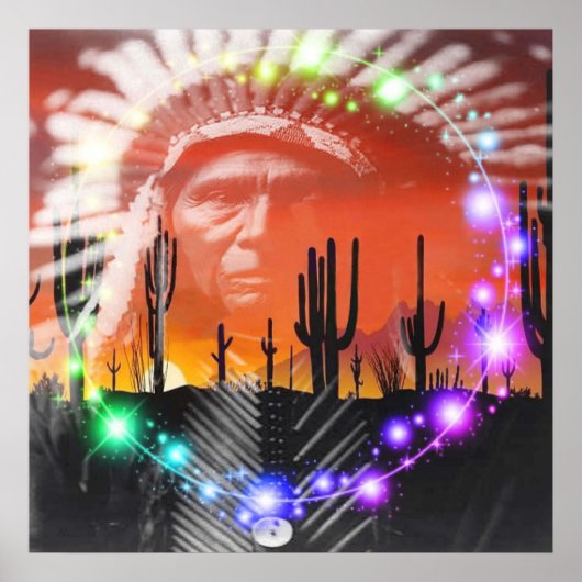 Poster Danse fantôme amérindienne (Devant)