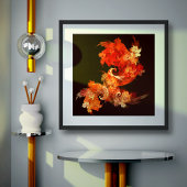 Poster Danse Feux d'artifice Art Abstrait