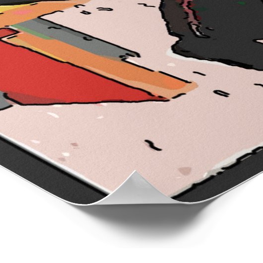 Poster Danse flamenco (Coin)