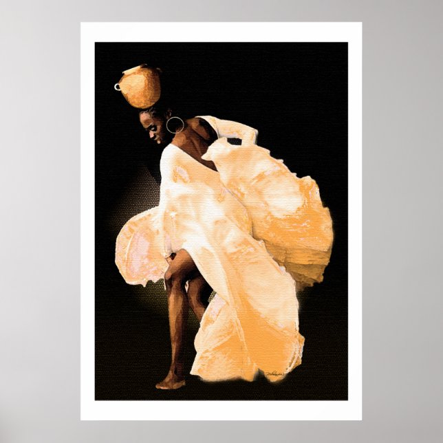 Poster Danse folklorique africaine (Devant)