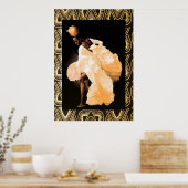 Poster Danse folklorique africaine (Cuisine)