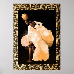 Poster Danse folklorique africaine