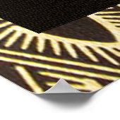 Poster Danse folklorique africaine (Coin)