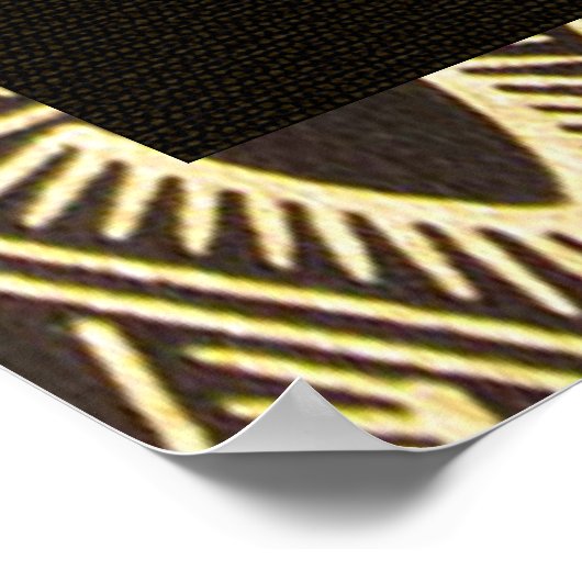 Poster Danse folklorique africaine (Coin)