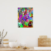 Poster Danse fractale (Cuisine)