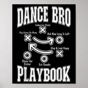 Poster Danse Frère Playbook Comp Dansant Drôle Fier Da
