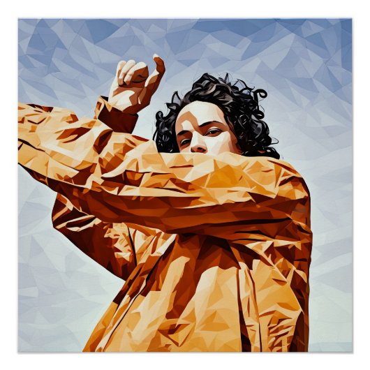 Poster Danse géométrique (Devant)