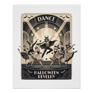 Poster Danse Halloween Revelry