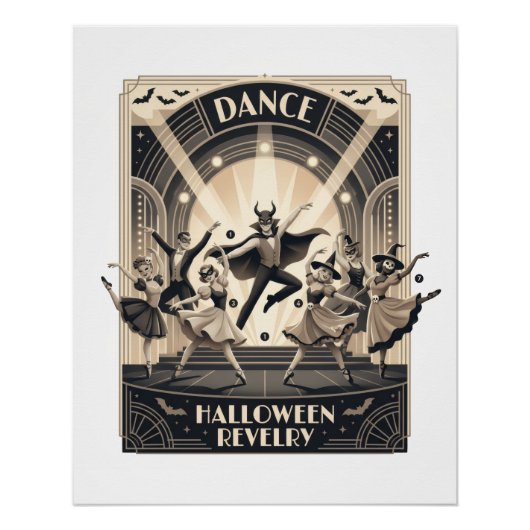 Poster Danse Halloween Revelry (Devant)