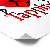 Poster Danse I Heart Tap (Coin)