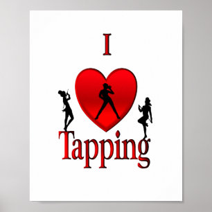 Poster Danse I Heart Tap