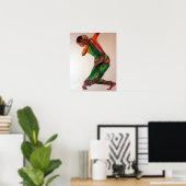 Poster Danse indienne II (Bureau à domicile)