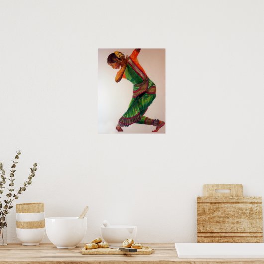 Poster Danse indienne II (Cuisine)