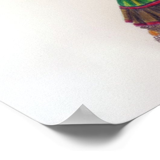 Poster Danse indienne II (Coin)