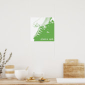 Poster Danse irlandaise Ghillie Girl Green (Cuisine)