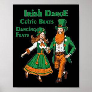 Poster Danse Irlandaise Rythmes Celtiques Danse St Patric
