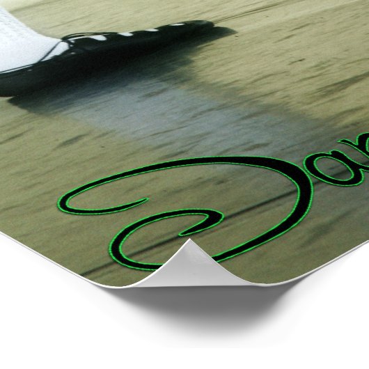 Poster Danse irlandaise (verte) Imprimer (Coin)