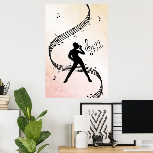 Poster Danse Jazz (Bureau à domicile)