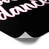 Poster danse "Life love dance" (Coin)