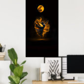 Poster Danse Lunaire (Bureau à domicile)