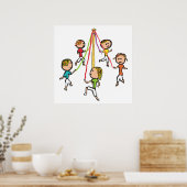 Poster Danse Maypole (Cuisine)